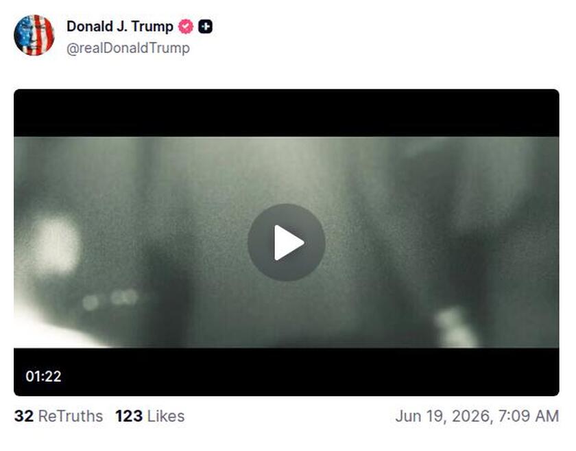 Post preview from Donald Trump