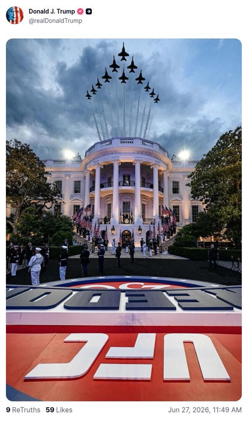Post preview from Donald Trump