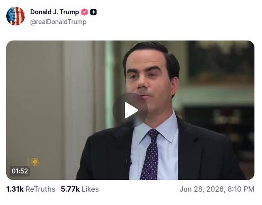 Post preview from Donald Trump