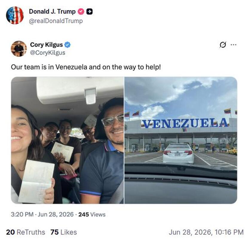 Post preview from Donald Trump