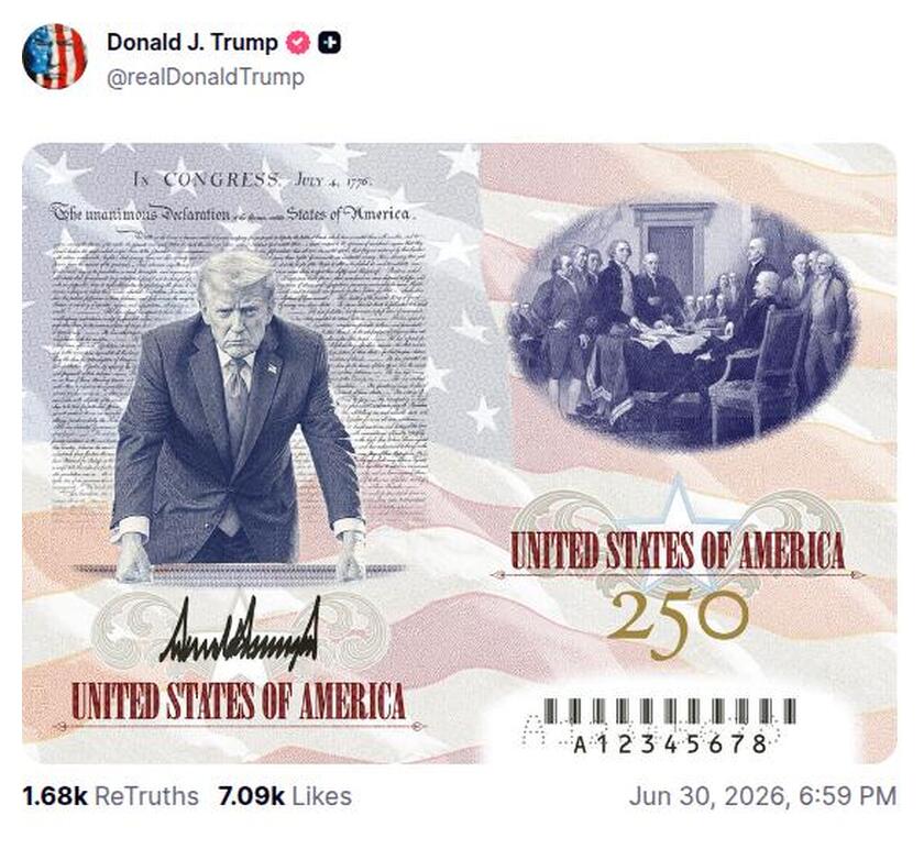 Post preview from Donald Trump