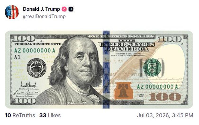 Post preview from Donald Trump