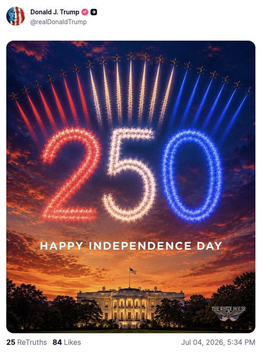 Post preview from Donald Trump
