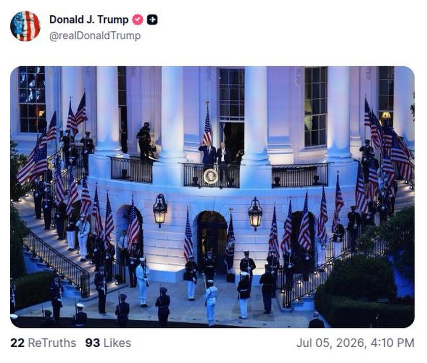 Post preview from Donald Trump