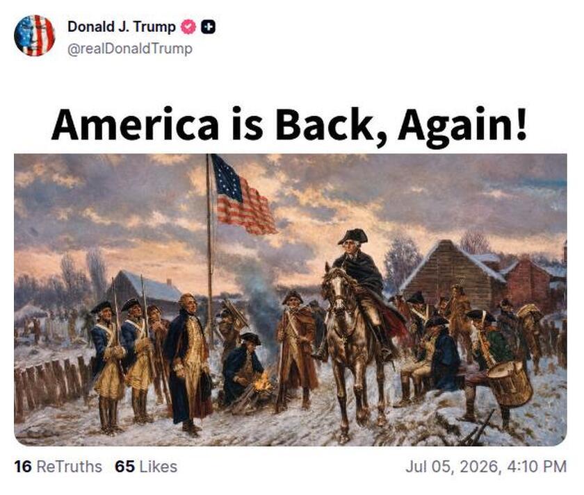 Post preview from Donald Trump