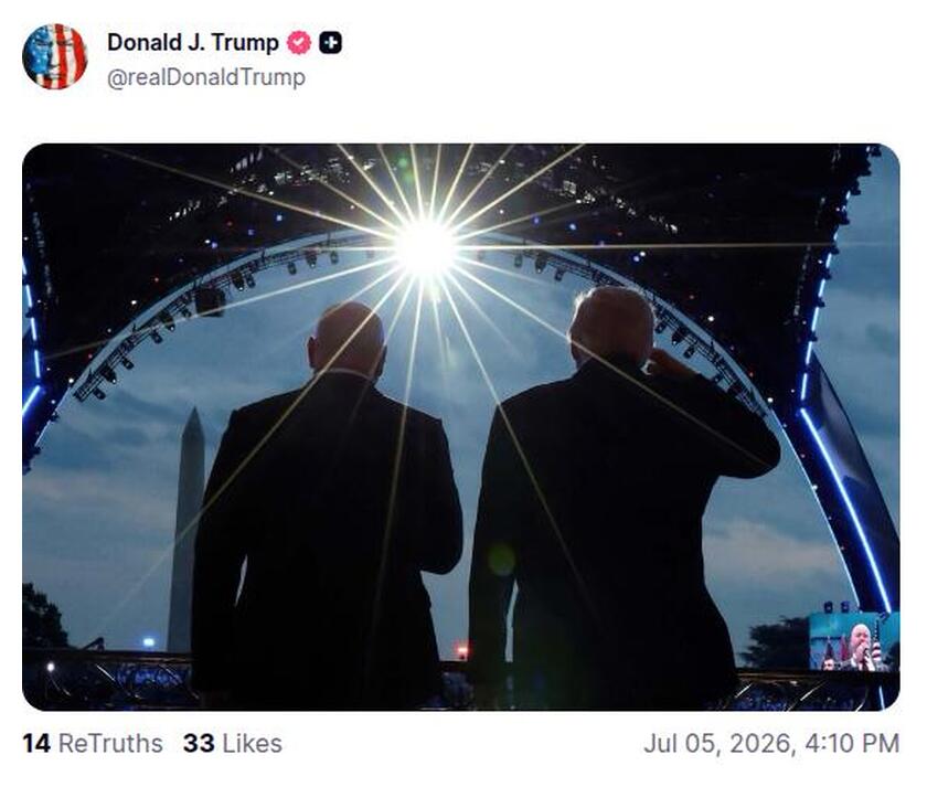 Post preview from Donald Trump