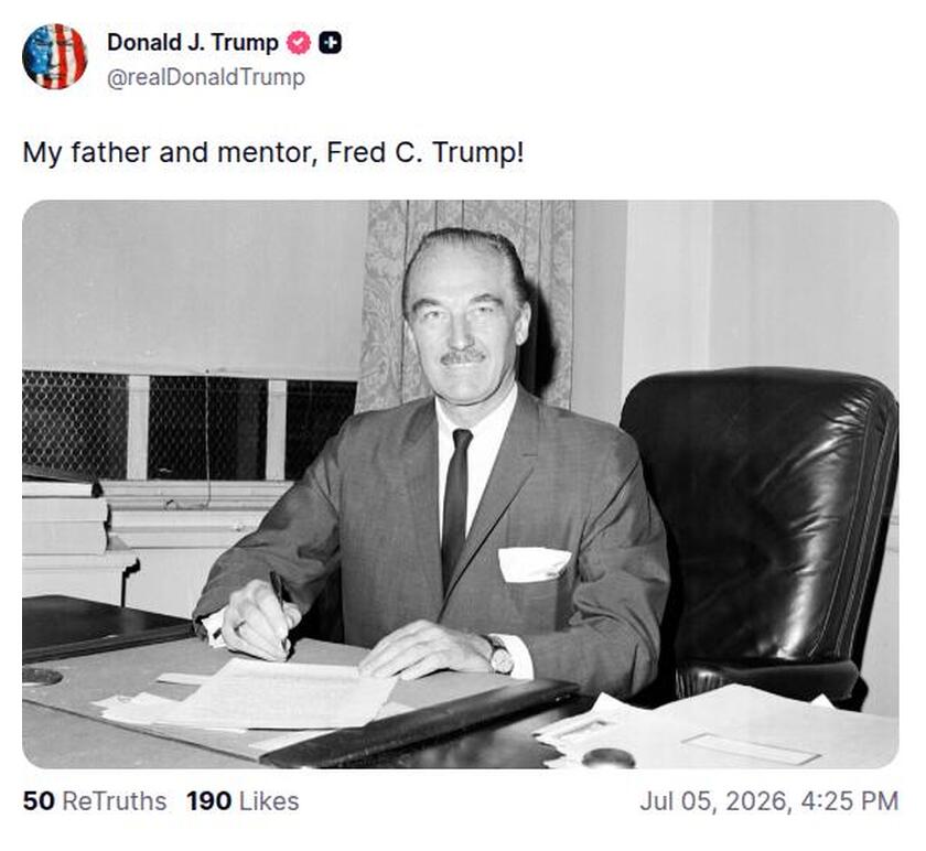 Post preview from Donald Trump