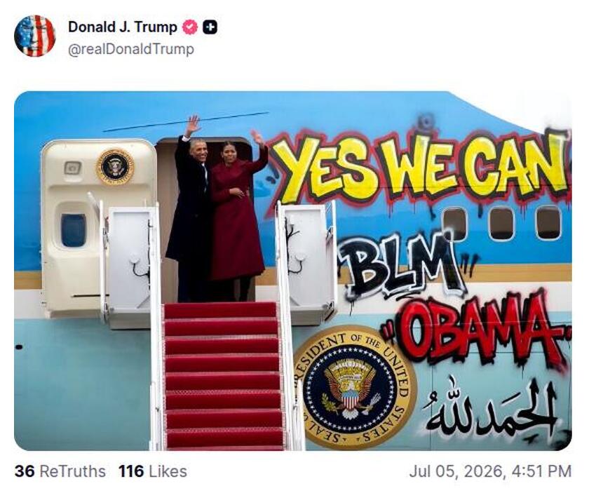 Post preview from Donald Trump