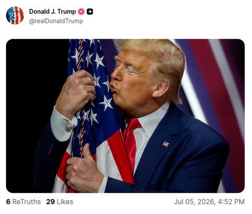 Post preview from Donald Trump