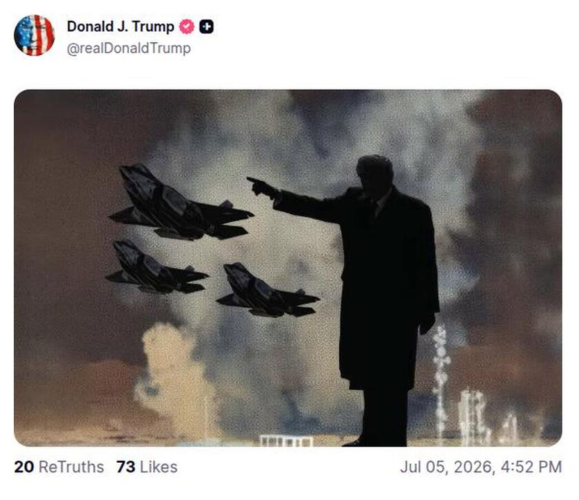 Post preview from Donald Trump