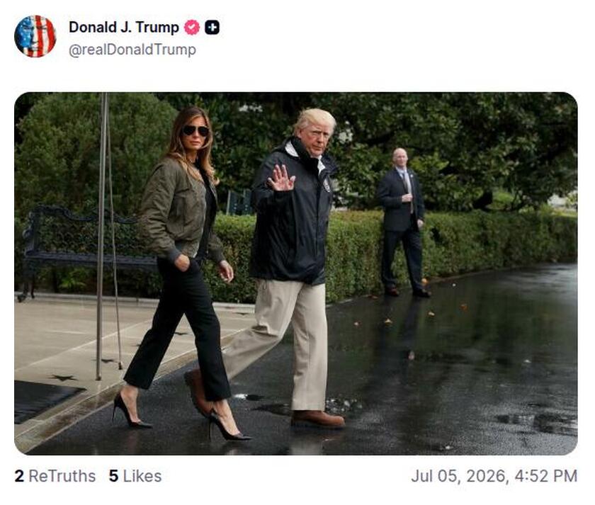 Post preview from Donald Trump