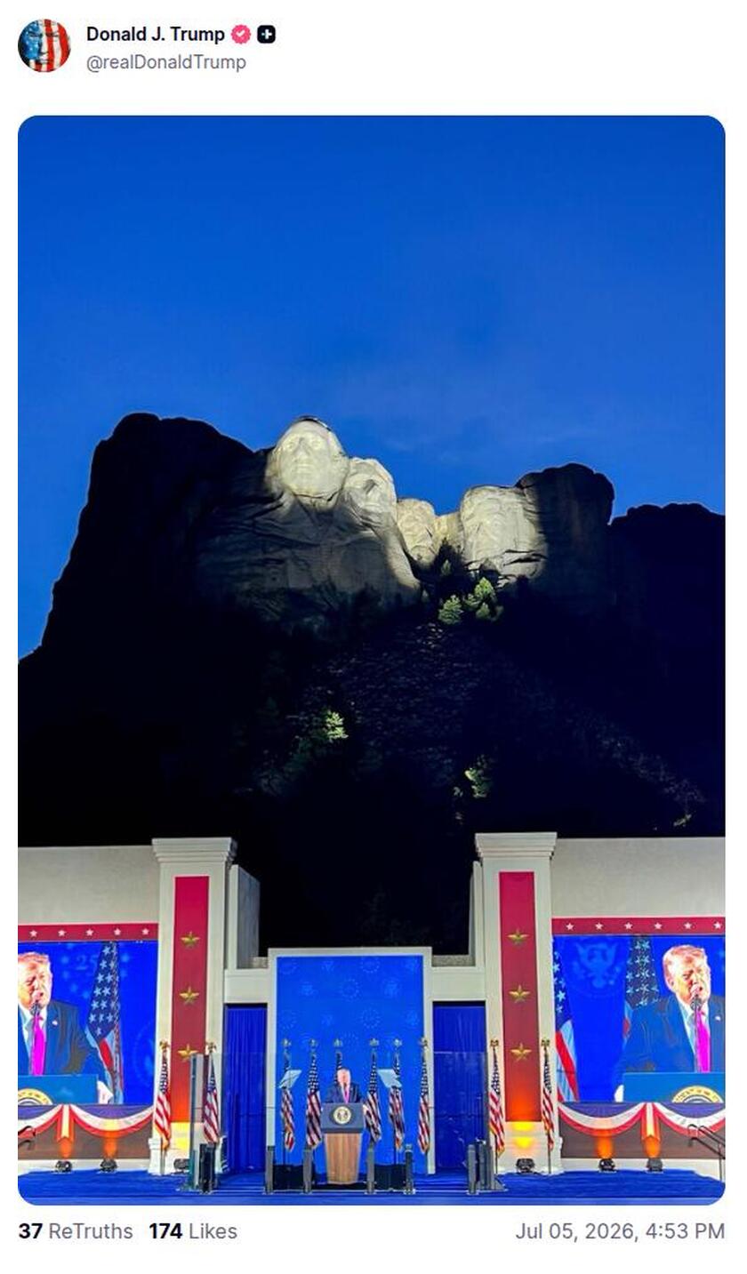 Post preview from Donald Trump