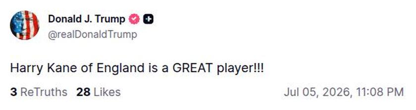 Post preview from Donald Trump