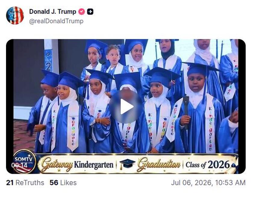 Post preview from Donald Trump
