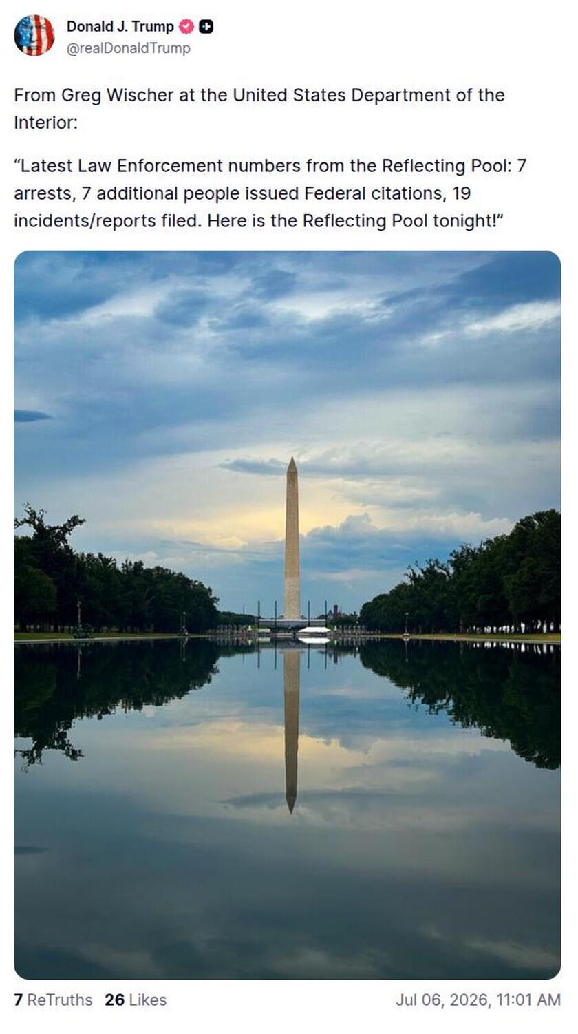Post preview from Donald Trump