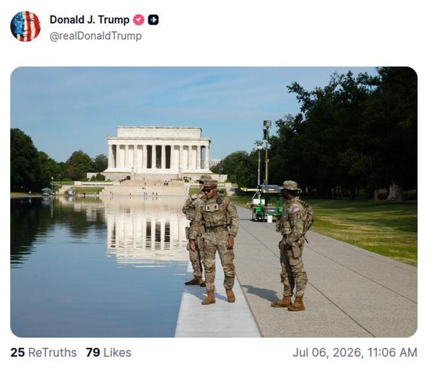 Post preview from Donald Trump