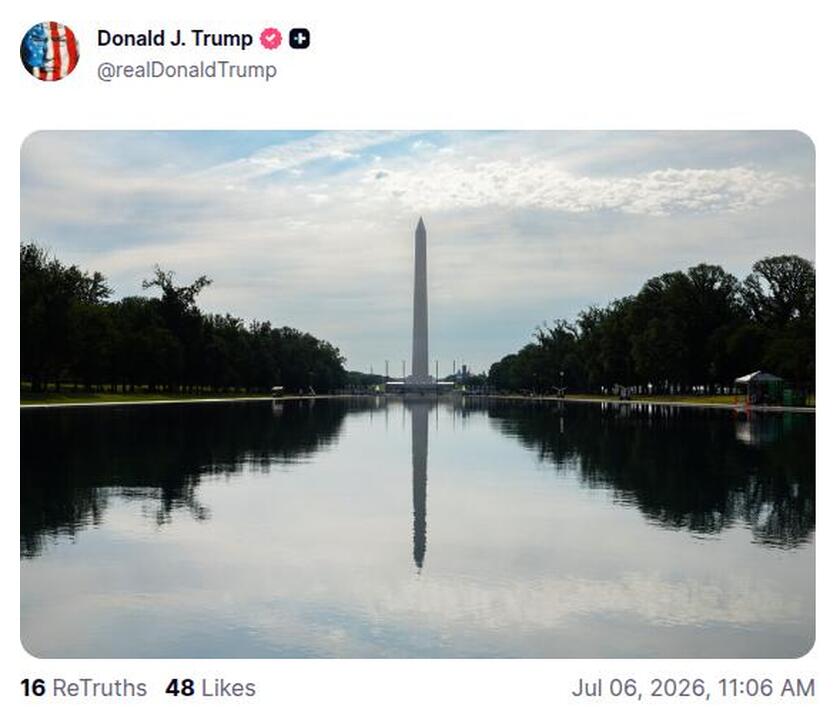 Post preview from Donald Trump