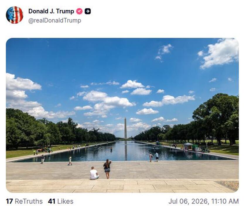 Post preview from Donald Trump