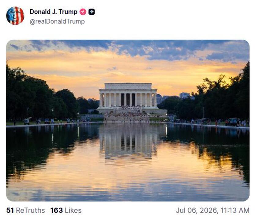 Post preview from Donald Trump