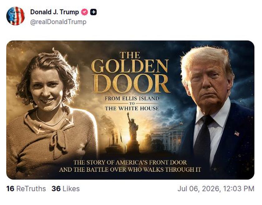Post preview from Donald Trump