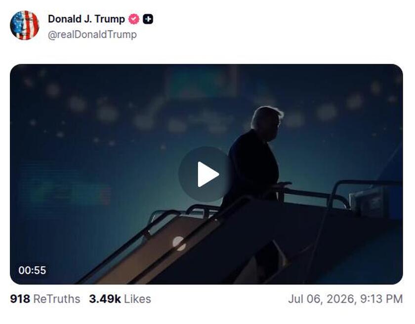 Post preview from Donald Trump