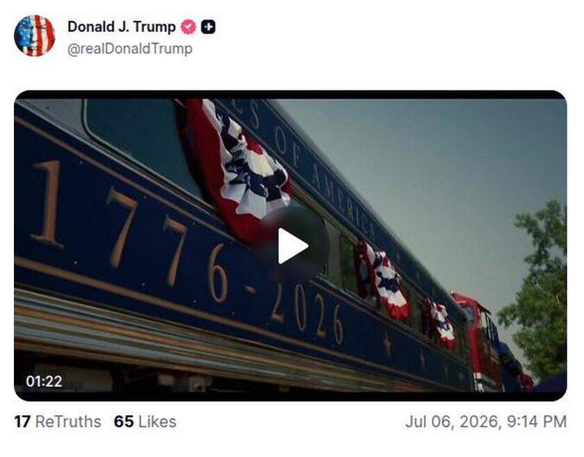 Post preview from Donald Trump