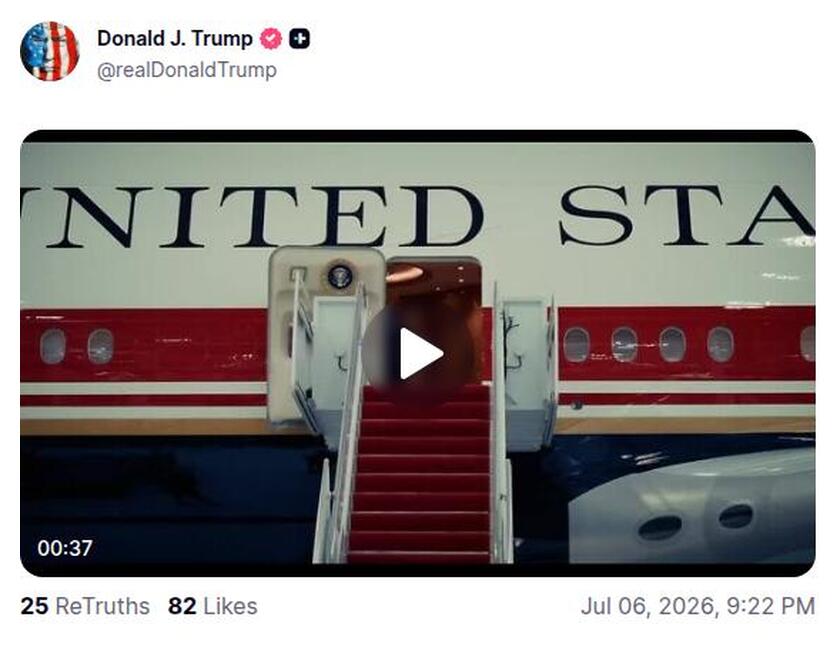 Post preview from Donald Trump