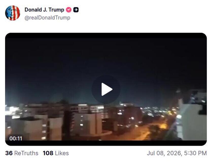 Post preview from Donald Trump