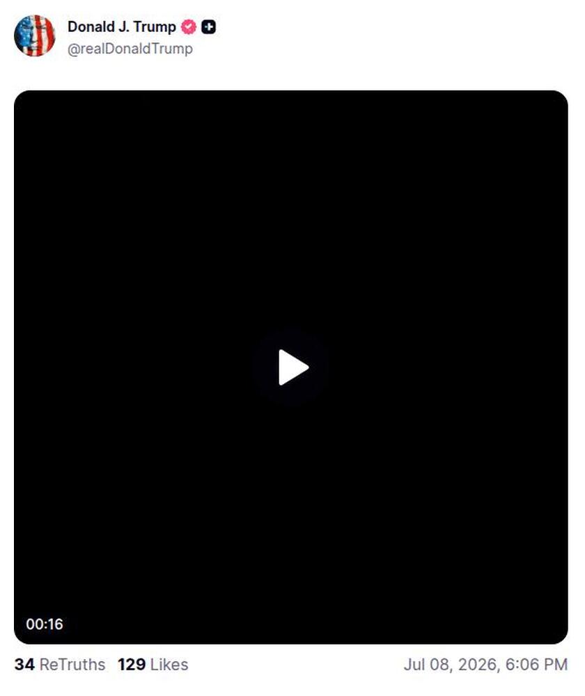 Post preview from Donald Trump