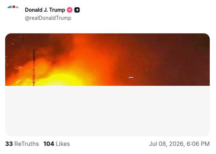 Post preview from Donald Trump