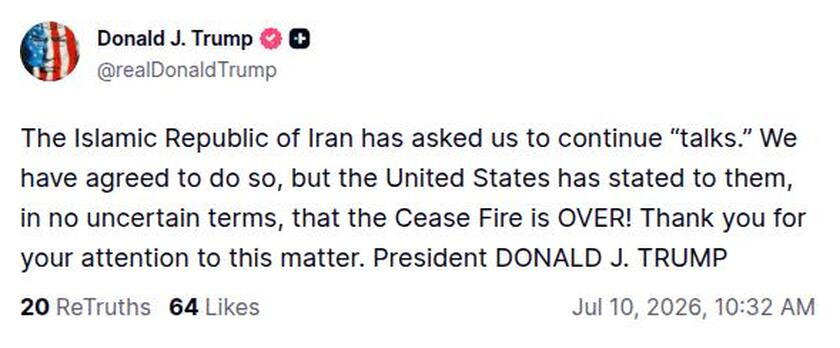 Post preview from Donald Trump