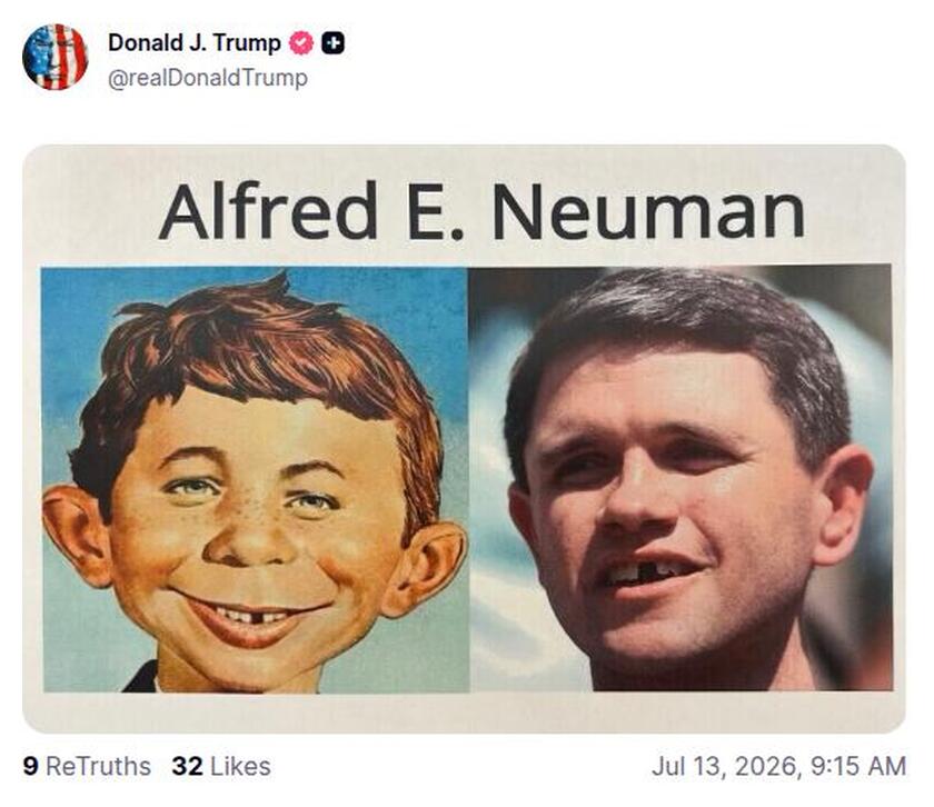 Post preview from Donald Trump