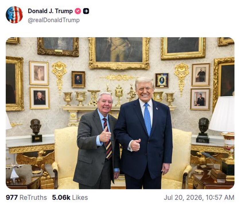 Post preview from Donald Trump