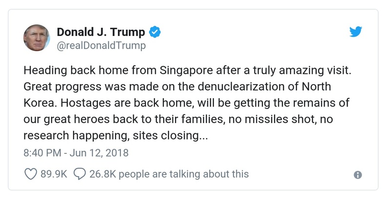 Post preview from Donald Trump