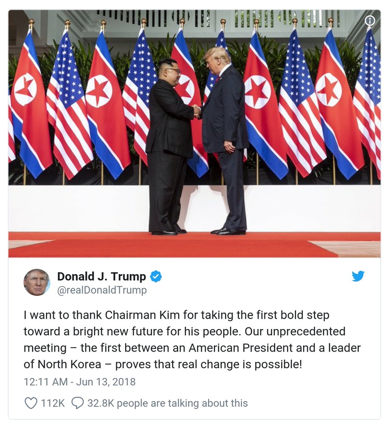 Post preview from Donald Trump