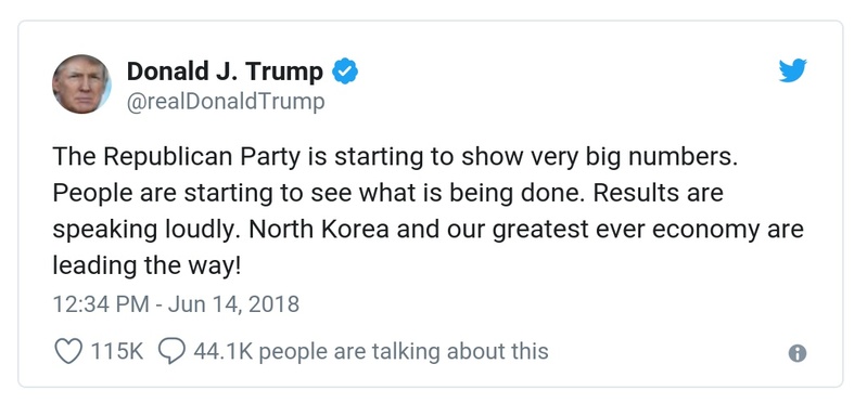 Post preview from Donald Trump