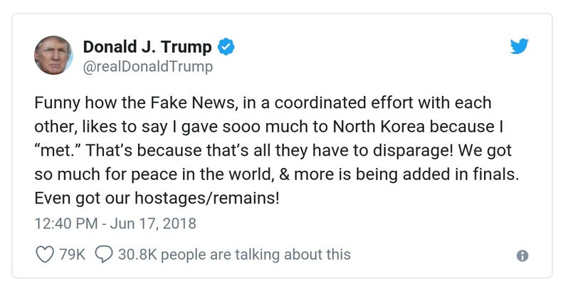 Post preview from Donald Trump