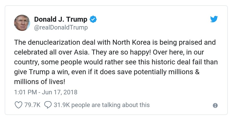 Post preview from Donald Trump