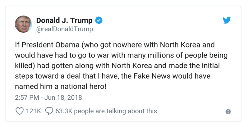 Post preview from Donald Trump