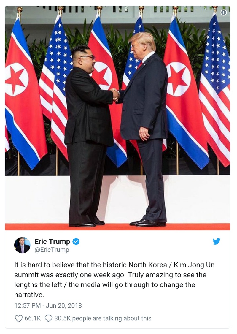 Post preview from Donald Trump