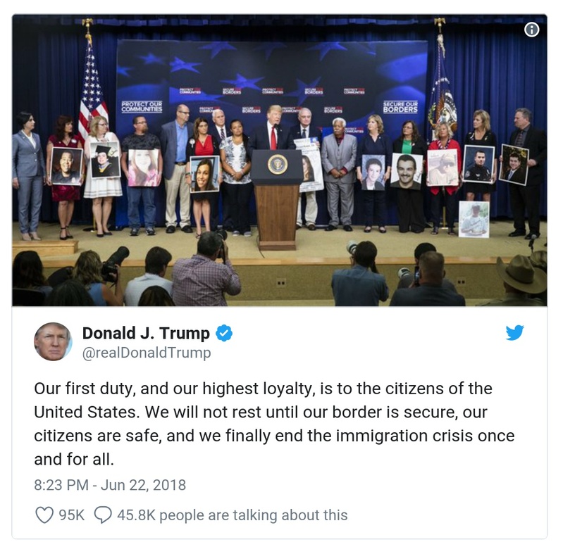 Post preview from Donald Trump