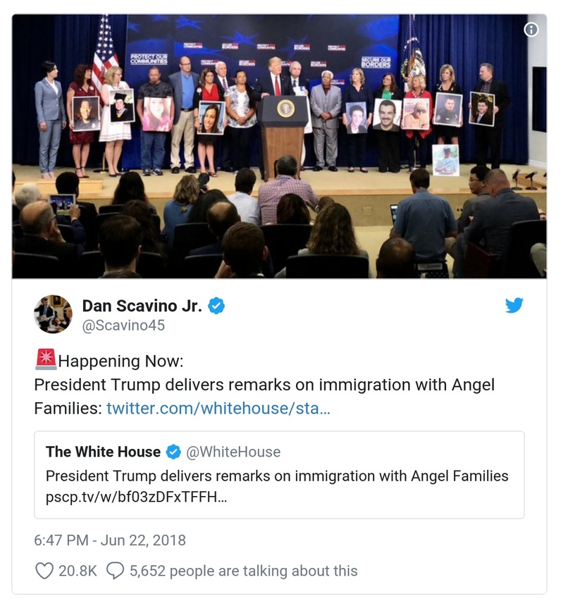 Post preview from Donald Trump