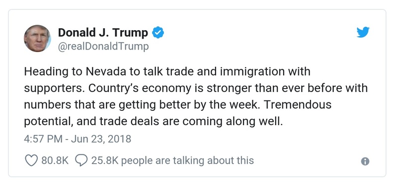 Post preview from Donald Trump