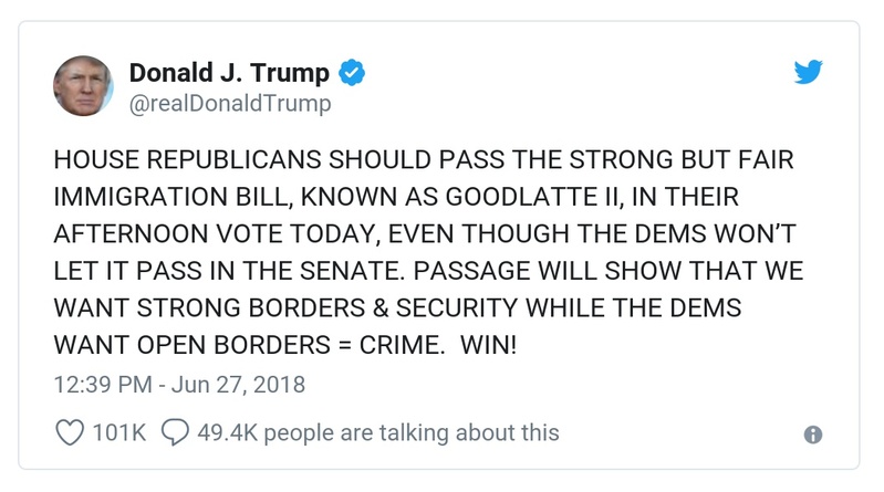 Post preview from Donald Trump