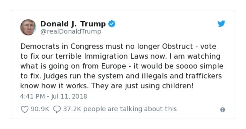 Post preview from Donald Trump