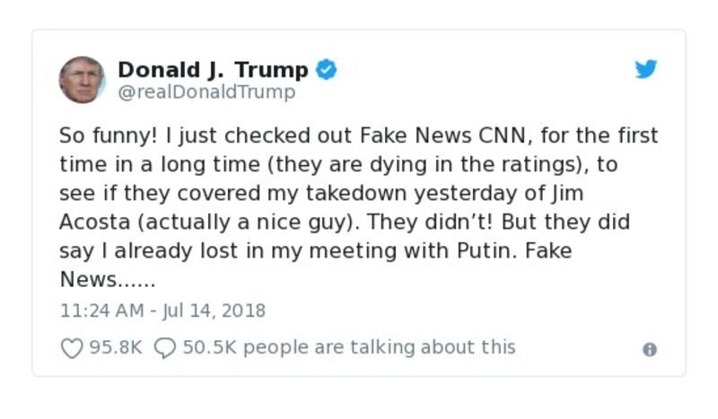 Post preview from Donald Trump