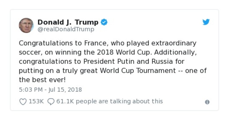 Post preview from Donald Trump