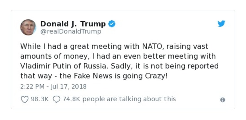 Post preview from Donald Trump