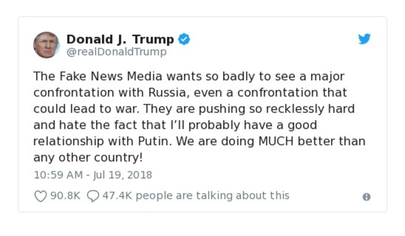 Post preview from Donald Trump