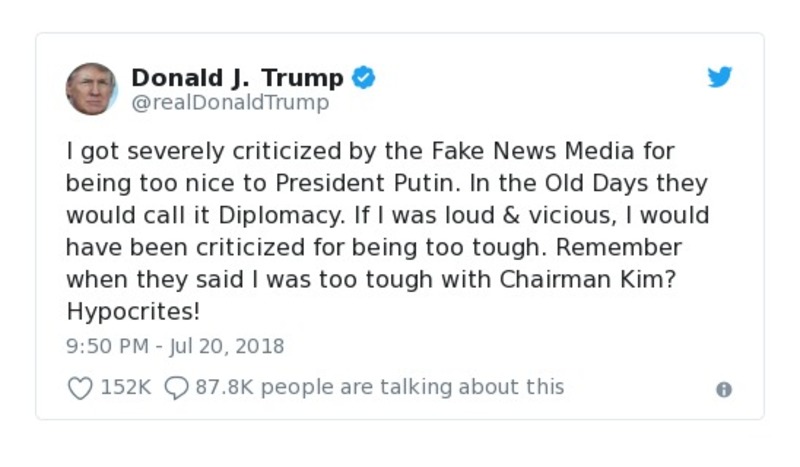 Post preview from Donald Trump